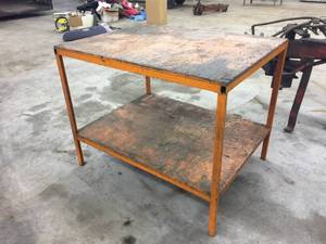 lot 93 image: Iron Work Table