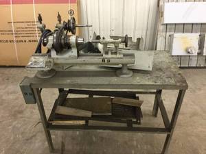 lot 97 image: Custom Lathe - Table Set Up