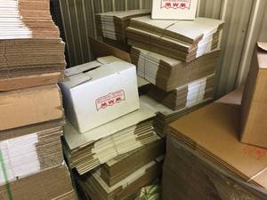 lot 141 image: Pallet Lot Of Unused Cardboard Shipping Boxes