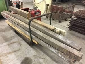 lot 149 image: Approx 20 Rough Cut Wooden Posts