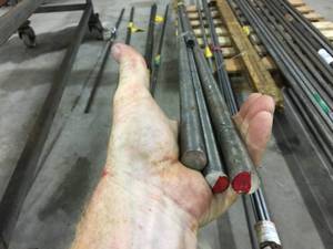 lot 204 image: Group 34 Round Bar 410 Stainless Steel