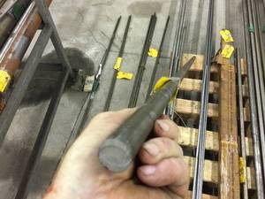 lot 205 image: 78 x 60 Round Bar 410 Stainless Steel