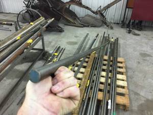 lot 218 image: 1 x 12 Round Bar 416 Stainless Steel
