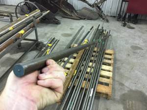 lot 221 image: 1 x 12 Round Bar 416 Stainless Steel
