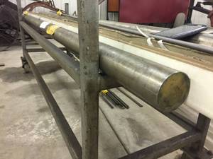 lot 223 image: 2 58 x 93 Round Bar 17-4 Stainless Steel