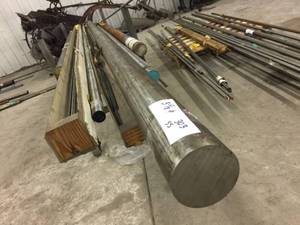 lot 227 image: 3 58 x 12 9 Round Bar 303 Stainless Steel