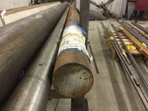 lot 230 image: 2 38 x 12 3 Round Bar 12L14 Cold Drawn Steel
