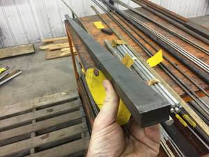 lot 231 image: 78 x 1 14 x 82 Bar Stock C1018 Steel