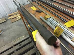 lot 232 image: 1 38 x 46 Round Bar Aluminum Bronze
