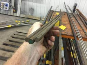 lot 236 image: 716 Round Bar 12L14 Cold Drawn Steel