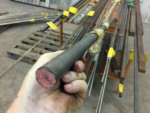 lot 241 image: 1 18 x 60 Round Bar 4130 Steel