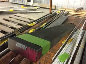 lot 247 image: 4 14 x 1 38 x 34 Bar Stock Titanium