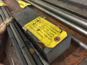 lot 253 image: 2 x 3 x 8 34 Bar Stock 1018 Steel