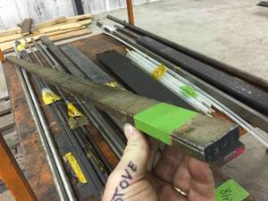 lot 257 image: 1 12 x 12 x 60 Bar Stock 6061 Aluminum