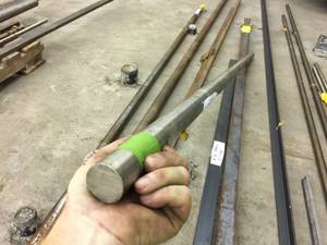 lot 285 image: 1 12 x 72 Round Stock Hastelloy