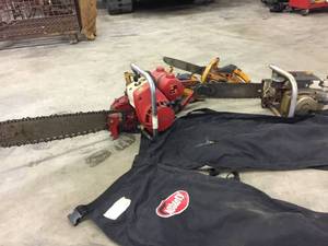 lot 330 image: Vintage Chainsaw - Bibs