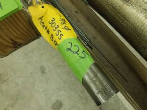 lot 225 image: 1 38 x 12ft Round Bar 303 Stainless Steel