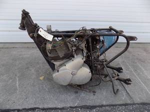Motor Cycle Frame & Motor