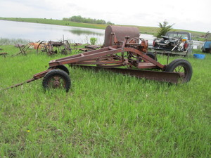 Vintage Husky Road Grader