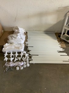 lot 33 image: Winado 10 ft. x 30 ft. White Party Wedding Tent Canopy 5 Sidewall. See Pictures