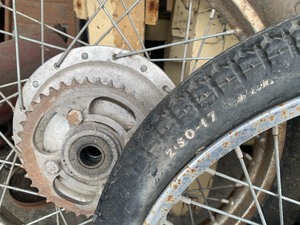 3 Motorcycle tires and wheels