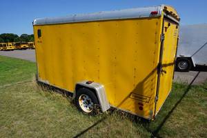 lot 296 image: 2012 Enclosed Trailer for Scrap or Repair - 6 x 12
