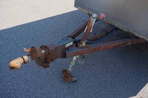 lot 298 image: Custom Built Enclosed Trailer - 6 x 10 - For Repair or Scrap
