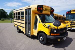 lot 85 image: 2009 Bluebird Microbird Type A School Bus - 14 Capacity - 102,553 Miles