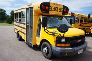 lot 83 image: 2009 Bluebird Microbird Type A School Bus - 14 Capacity - 109,577 Miles