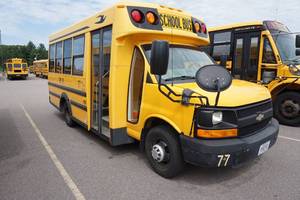 lot 77 image: 2010 Bluebird Microbird Type A School Bus - 16 Capacity - 136,674 Miles