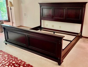 lot 52 image: Gorgeous King Bed Frame