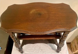 lot 148 image: Vintage Wooden Accent Table