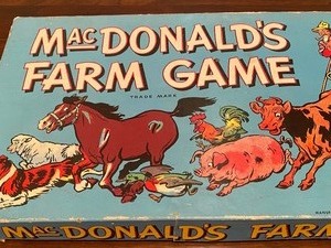 lot 175 image: Vintage Board Game Mac Donalds Farm Game