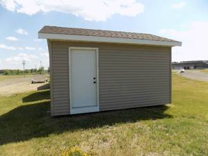 New Storage Shed 123 w x 163 Long 12 Tall - Built by the Carpentry Class (Reserve has been lowered)