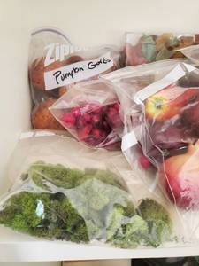 lot 26 image: Collection of Artificial Fruit, Flowers and Vegetable Decor