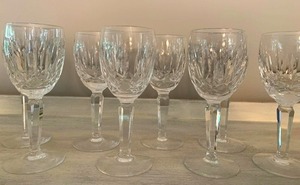 lot 304 image: 8 Waterford KIldare Wine Glasses