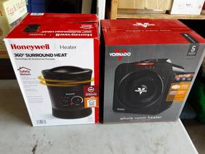 Vornado Full Room Heater & Honeywell 360 Degrees Surround Heater