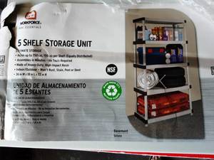 Workforce 5-Shelf Storage Unit 36x18x72