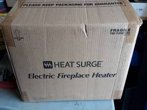 Heet Surge Electric Fireplace Heater