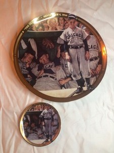 lot 12 image: Collectors Plates by Sports Impressions The Dugout