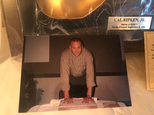 lot 7 image: Cal Ripken Jr Hands of Gold