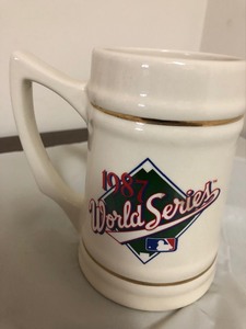 lot 26 image: 1987 World Series Minnesota Twins Beer Stein