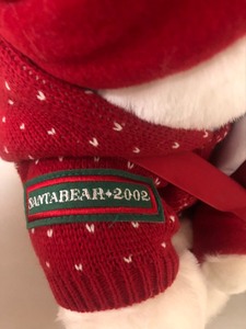 lot 138 image: Santa Bear 2002 with Baby