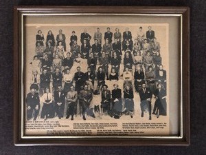 lot 58 image: Framed Magazine Photo of A Reunion of MGM Stars in 1949