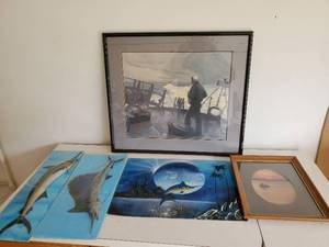 lot 63 image: Fishing Related Art