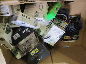 box of bike locks ...