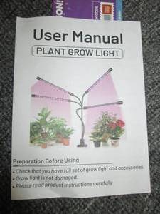 2 plant grow lights ...