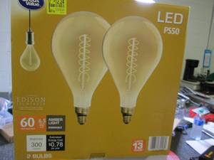 4 boxes of 2 LED edison light bulbs...