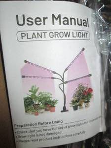 2 plant grow lights ...