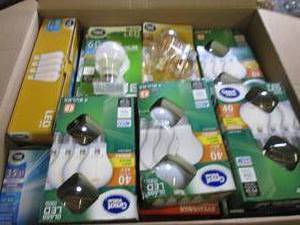 box of light bulbs LED ...